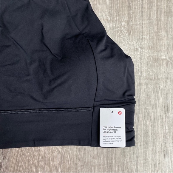 Lululemon Free to Be Serene High-neck Bra Black - Picture 6 of 8